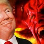 Trump and his boss, The Devil meme