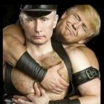 Trump Putin leather bears