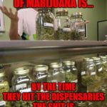 weed man | THE ONLY ISSUE WITH THE LEGALIZATION OF MARIJUANA IS... BY THE TIME THEY HIT THE DISPENSARIES THE SHIT IS ALL DRIED UP! | image tagged in weed man | made w/ Imgflip meme maker