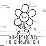 Flower - ASDF 12 | THIS IS FLOWEY, CHANGE MY MIND | image tagged in flower - asdf 12 | made w/ Imgflip meme maker