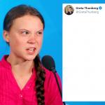 Angry Greta Thunberg Mega Brat Tweet