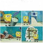 Condensed spongebob diaper meme