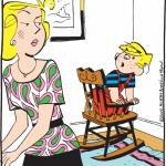 Dennis the menace protesting time out meme