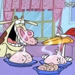cow and chicken meme