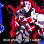 King Crimson`s ability meme