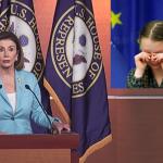 Nancy Pelosi and Depressed Greta Thunberg