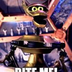 Crow T Robot Mystery Science Theater 3000 | BITE ME! | image tagged in crow t robot mystery science theater 3000 | made w/ Imgflip meme maker