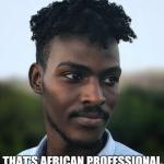 African Professional