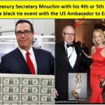 Trump Sec Treasury Mnuchin & Wife