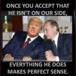 Trump Putin NOT On Our Side meme