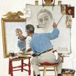 Norman Rockwell self portrait