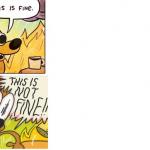 This is Fine, This is Not Fine meme