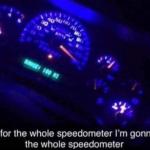 Speedometer meme