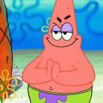 Patrick rubbing hands together