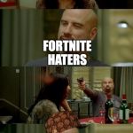 Sonic Boom | FORTNITE LOVERS; FORTNITE HATERS | image tagged in sonic boom | made w/ Imgflip meme maker