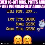 Mrs. Potts and Chip! | EVEN 16-BIT MRS. POTTS AND CHIP ARE WONDERFULLY ADORABLE! 🤗🤗 | image tagged in mrs potts and chip | made w/ Imgflip meme maker