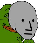 Pepe NPC Mask meme