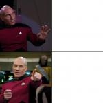 Picard No Yes Drake Style meme