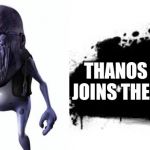 THANOS FROG!!! | THANOS FROG JOINS THE FIGHT! | image tagged in super smash bros splash card | made w/ Imgflip meme maker