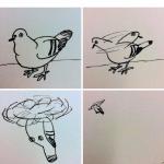 Helicopter pigeon