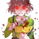 Undertale Chara | LOVE ME! OR ELSE | image tagged in undertale chara | made w/ Imgflip meme maker