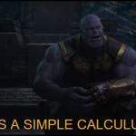 Thanos Simple Calculus