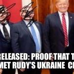 Sharpie News Service photo of Trump,Pence,Giuliani and ? meme