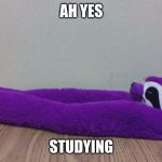 me studying in class | AH YES; STUDYING | image tagged in me studying in class | made w/ Imgflip meme maker