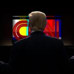 Trump watching CNN meme