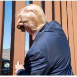 President Trump signs wall gif