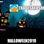 Ncmax Doge Meme At Halloween With Tradesatoshi Logo