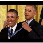 Obama prizes obama