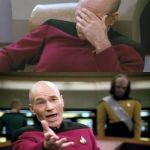Picard Facepalm WTF Combo | MAD BECAUSE FORTNITE DIDNT END FOR GOOD; BUT THERE WAS A BLACKHOLE AND IT SUCKED EVERYTHING IN. HOW DID LIFE SURVIVE THAT?? | image tagged in picard facepalm wtf combo | made w/ Imgflip meme maker