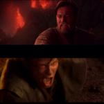 Anakin and obiwan meme