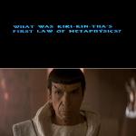 Star Trek IV Spock Training Metaphysics