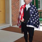 James Madison with American Flag
