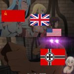 World War 2 i guess... | image tagged in square tf up thots,ww2,historical meme,anime,world war 2 | made w/ Imgflip meme maker