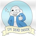 Dead Inside Sans meme