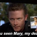 T 1000 | Have you seen Mary, my dead wife ? | image tagged in t 1000,silent hill | made w/ Imgflip meme maker
