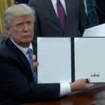 Trump bill signing