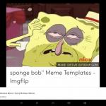 Hungover Spongebob meme