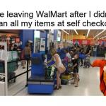 Joker Walmart Self Checkout Steal meme