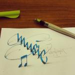 Being a calligrapher