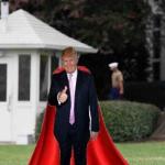 Trump Superhero To His Own Shit He Created