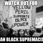 Asian Black Supremacists: Black Privilege and Asian Americans meme