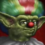 Clown Yoda meme