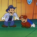 Luigi's racist cowboy expression