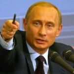 Putin pointing with a finger