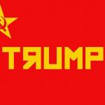 Trump Red Russian Communist Flag