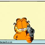 Garfield's Got A Gun meme